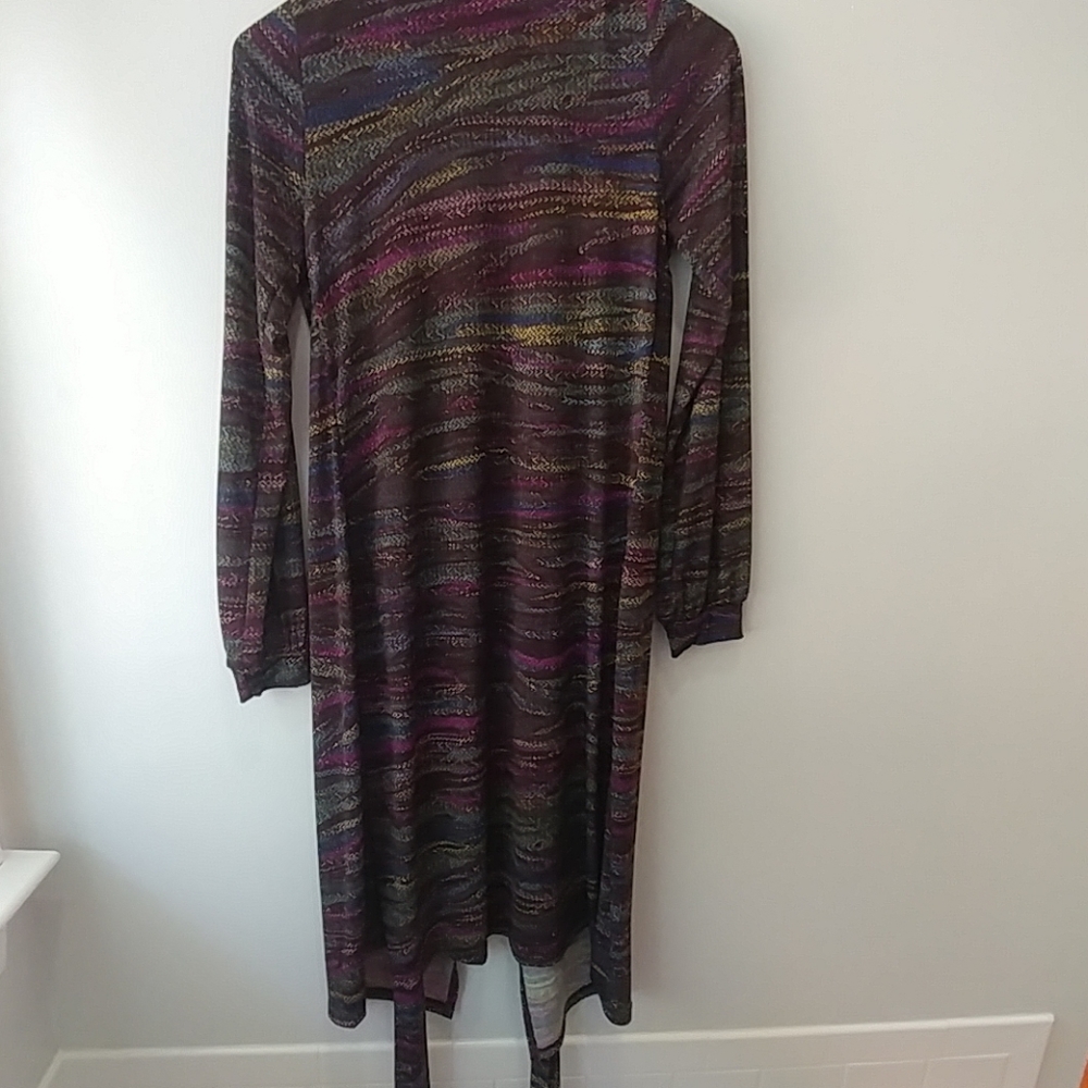 Wrap Around and Tie Midi Dress - Picture 3 of 3